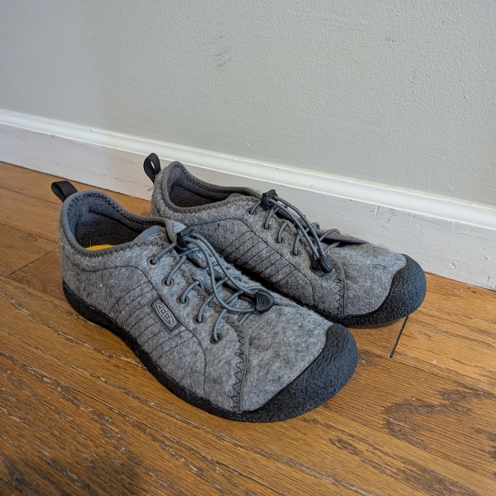 Keen Men's Howser Lace Shoes Gray Wool - size 10